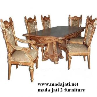 Kursi makan manohara gold